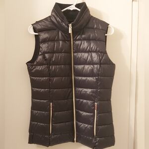 Calvin Klein black puffer vest, size medium (M)
